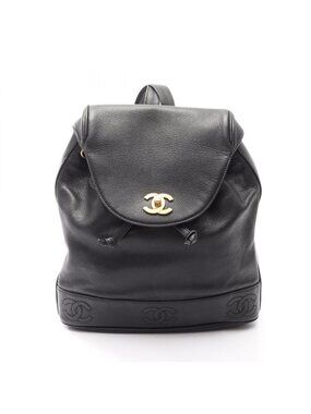 CHANEL | Bags | Sold Chanel Backpack Triple Cc Logo Black  display picture 2